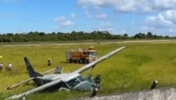 Foto: 1 de 1 Avião da FAB sai da pista em Porto Seguro e 8 voos são cancelados -