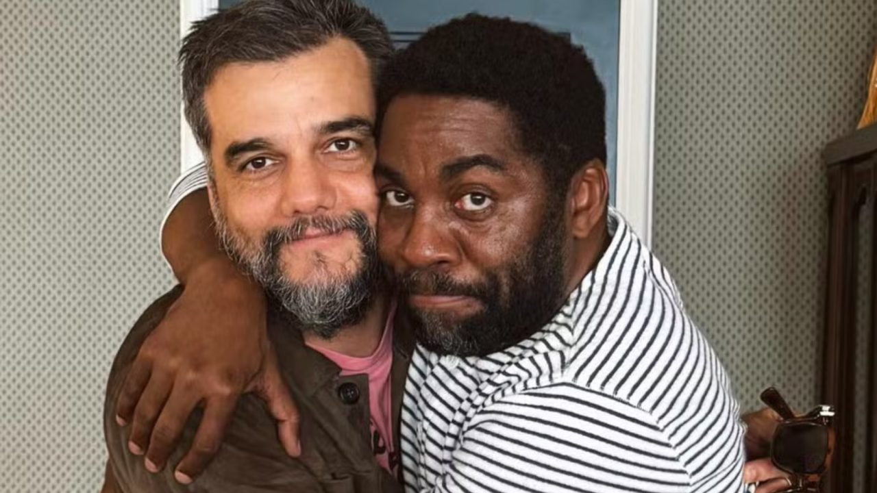 Foto: 1 de 1 Wagner Moura e Lázaro Ramos - Foto: Reprodução